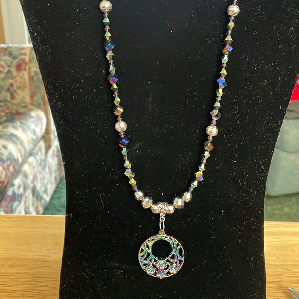 😀 NECKLACE 20” NWOT HAND CRAFTED by Myself GIRLS WOMENS This Is Stunning Piece
